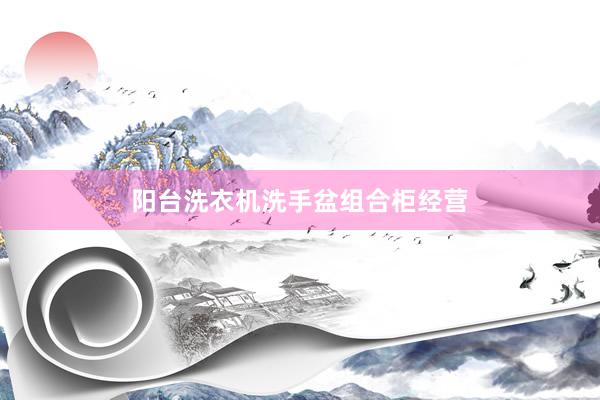 阳台洗衣机洗手盆组合柜经营